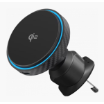 Proove Graphite Circle – Qi2 15W bezvadu auto telefona turētājs ar magnētisku stiprinājumu